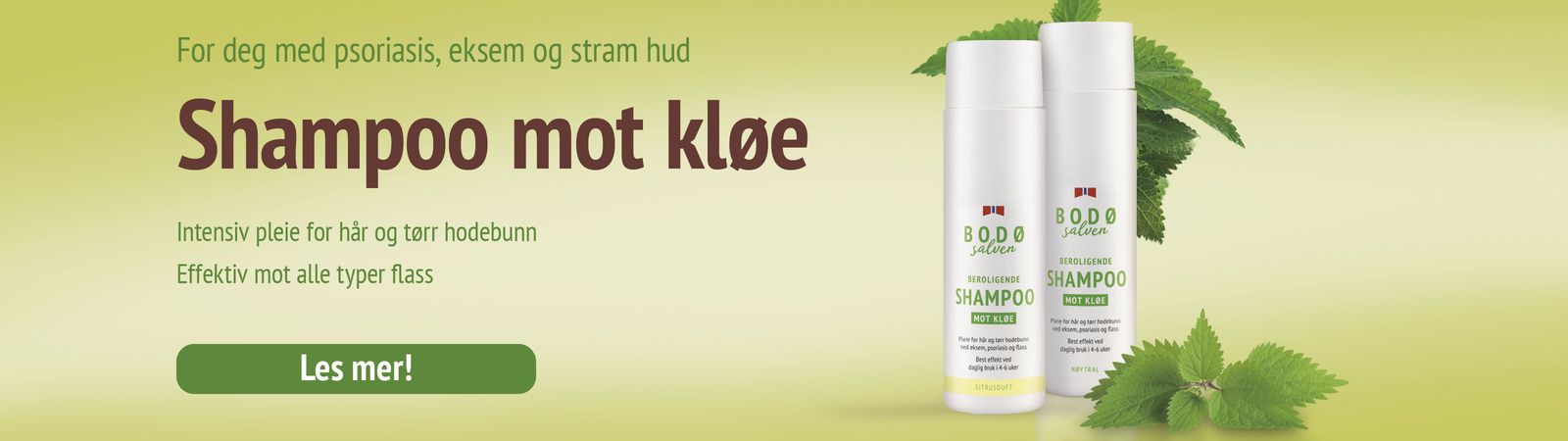 Bodøsalven Shampoo mot kløe